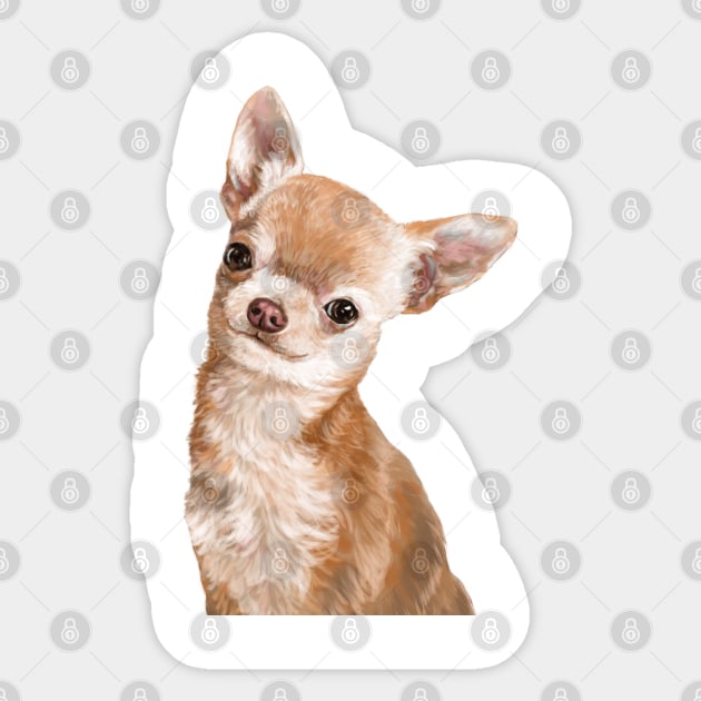 Chihuahua Sticker by bignosework